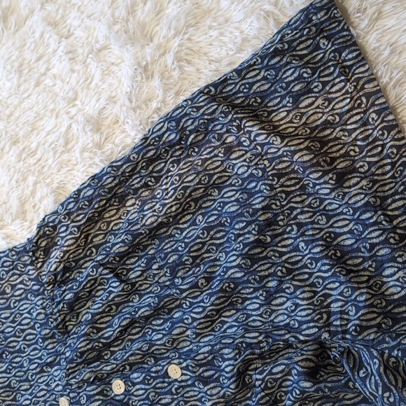 NWT Vintage Jonathan Martin Blue Abstract Button Down Romper Size 5/6 - Picture 5 of 14